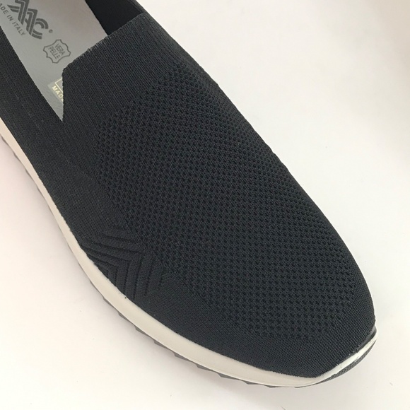 IMAC Slip On Platform Sneakers Made in Italy Black Women’s Size EU 40 US 9.5 - Picture 3 of 16